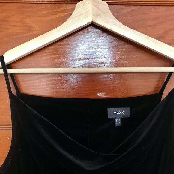 Mexx Black Velvet Clingy Dress - Picture 6 of 13